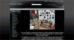 Desktop Screenshot of cherokeetrophies.com
